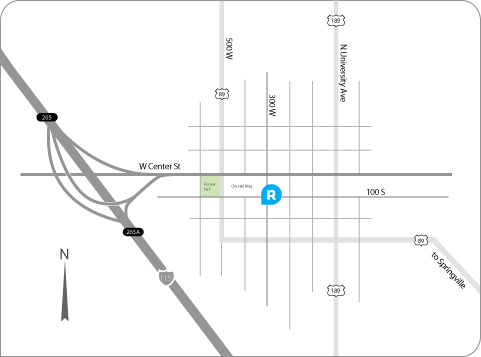 Rocketship Design Map in Provo
